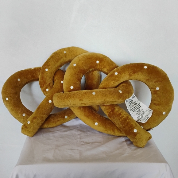 Target Pretzel Pillows x2 Snack Food Throw Pillows Bullseye's Playground Decor - Picture 7 of 10